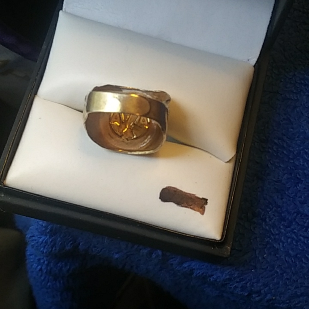 Vintage American Airlines Stewardess Ring Gem